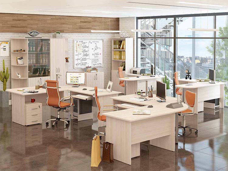 Как выбрать офисную мебель для персонала: основные критерии и параметры